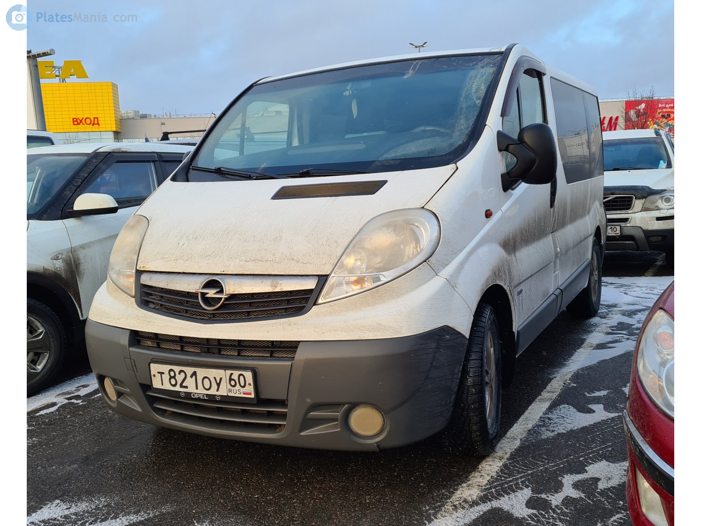 т 821 оу 60, Opel Vivaro 1st gen Van (A; X83), 2001–2014