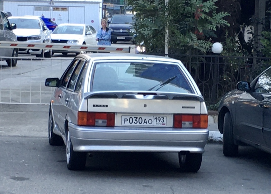 р 030 ао 193, Lada (VAZ) 2114 