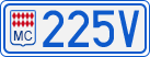 License plate of Monaco, Cars