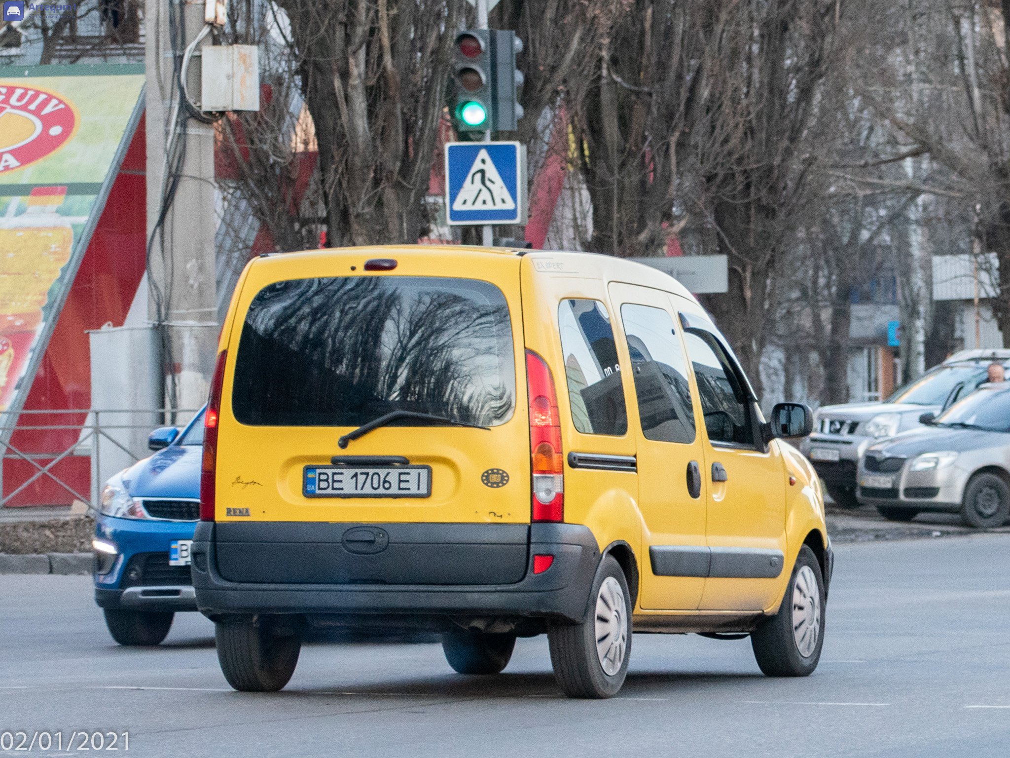 BE 1706 EI, Renault Kangoo 1st gen (F76/K76), facelift, 2003–2008 (–2018 for LATAM-market)