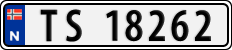 License plate of Norway, Cars