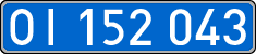 License plates of Spain, Diplomatic