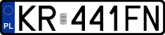 License plates of Poland, Regular car plates