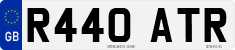 License plate of the United Kingdom, 1983 year system