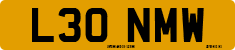 License plate of the United Kingdom, 1983 year system
