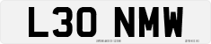License plate of the United Kingdom, 1983 year system