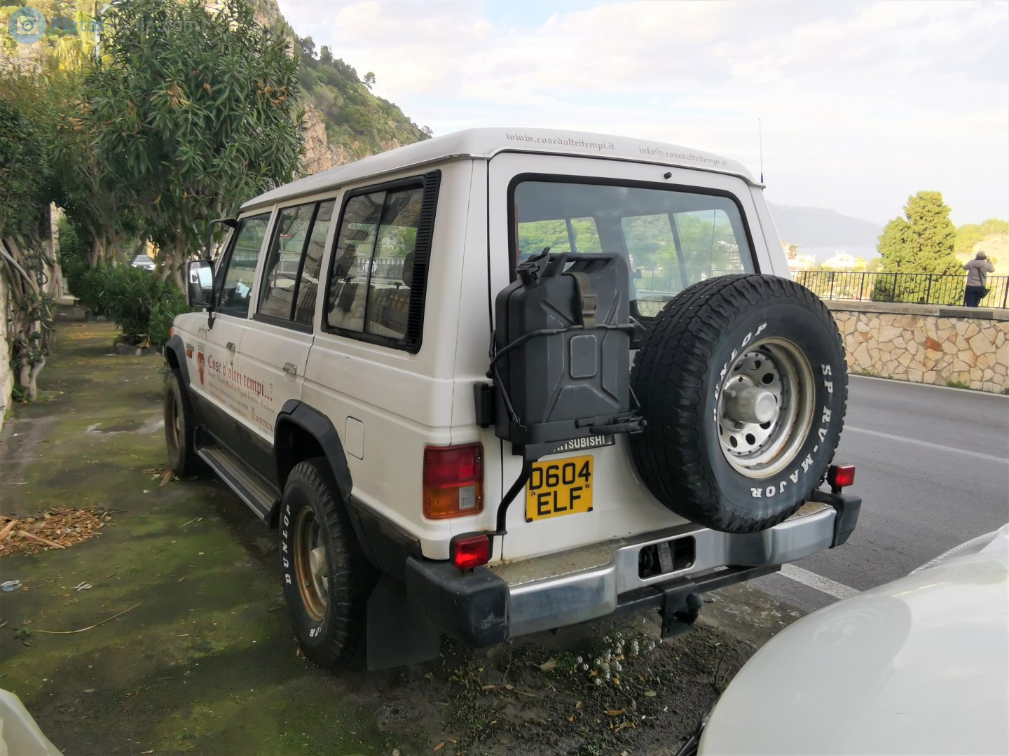 D604ELF, License plate without vehicle 