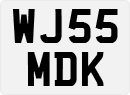 License plate of the United Kingdom, 2001 year system