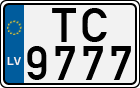 License plate of Latvia, Motorcycles