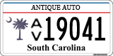 South Carolina, Antique Auto (1234,12345)