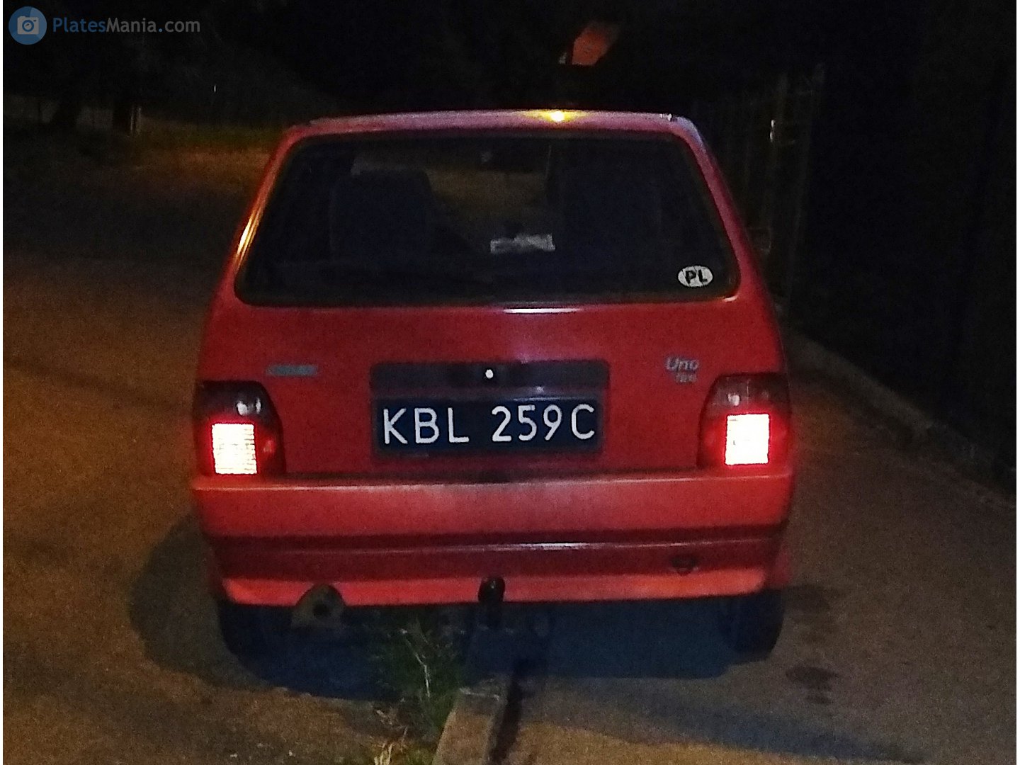 KBL 259C, FIAT Uno Global 1989–1995 Don't set