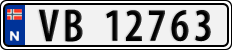 License plate of Norway, Cars