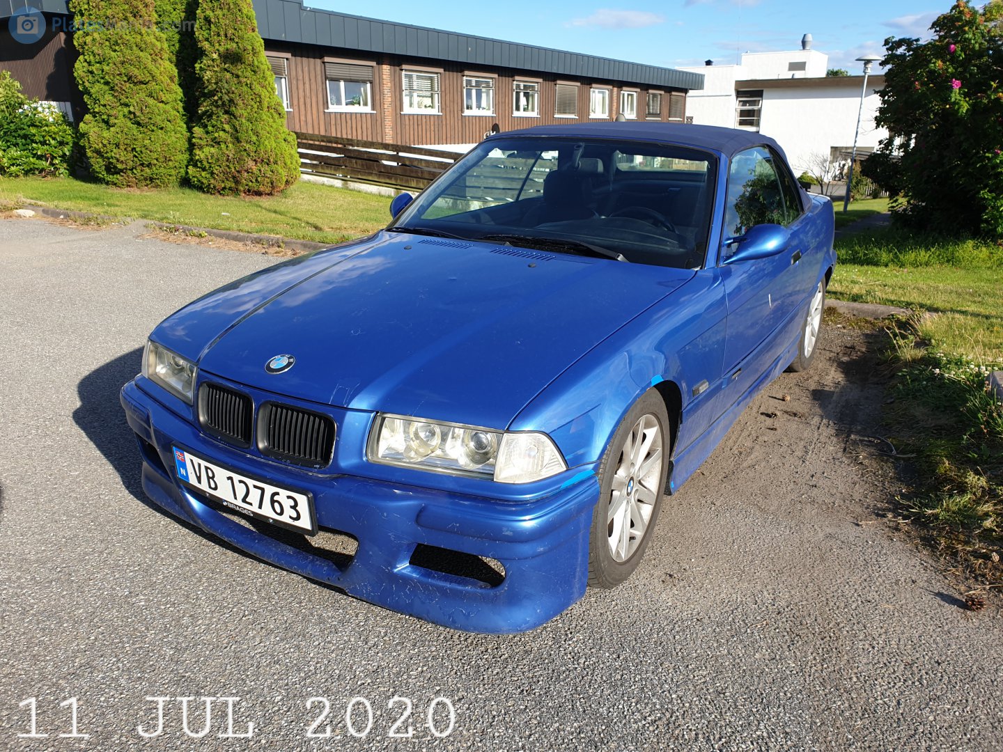 VB 12763, BMW 3 Series 3rd gen Convertible (E36), 1993–1999