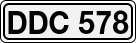 License plate of Sweden, Regular plates