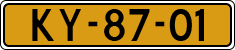 License plate of the Netherlands, Military