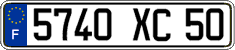 French license plate, FNI
