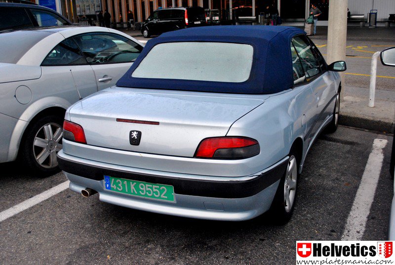431 K 9552, Peugeot 306 1st gen Cabriolet (N3/N5), 1994–2002