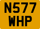 License plate of the United Kingdom, 1983 year system