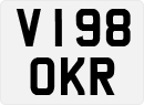 License plate of the United Kingdom, 1983 year system