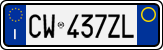 License plate of Italy, Cars (1994 year series)
