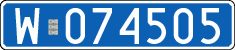 License plates of Poland, Diplomatic
