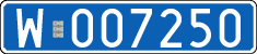 License plates of Poland, Diplomatic