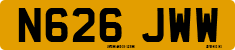 License plate of the United Kingdom, 1983 year system