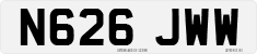 License plate of the United Kingdom, 1983 year system