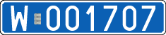License plates of Poland, Diplomatic