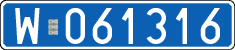 License plates of Poland, Diplomatic