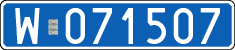 License plates of Poland, Diplomatic