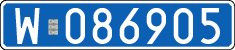 License plates of Poland, Diplomatic