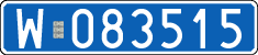 License plates of Poland, Diplomatic
