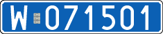 License plates of Poland, Diplomatic