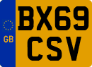 License plate of the United Kingdom, 2001 year system