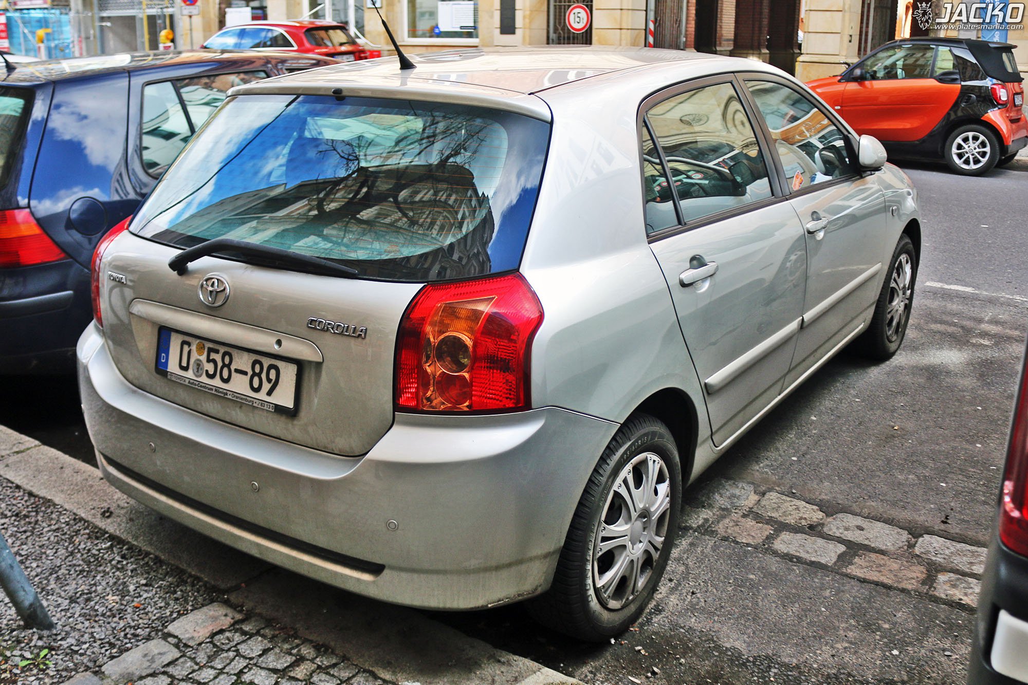 0 58-89, Toyota Corolla 9th gen (RunX) 5-door Hatch (E120), 2001–2007