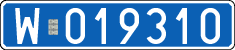 License plates of Poland, Diplomatic
