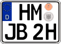 German license plate, Plates for oldtimers (type 