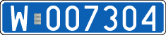 License plates of Poland, Diplomatic