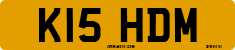 License plate of the United Kingdom, 1983 year system