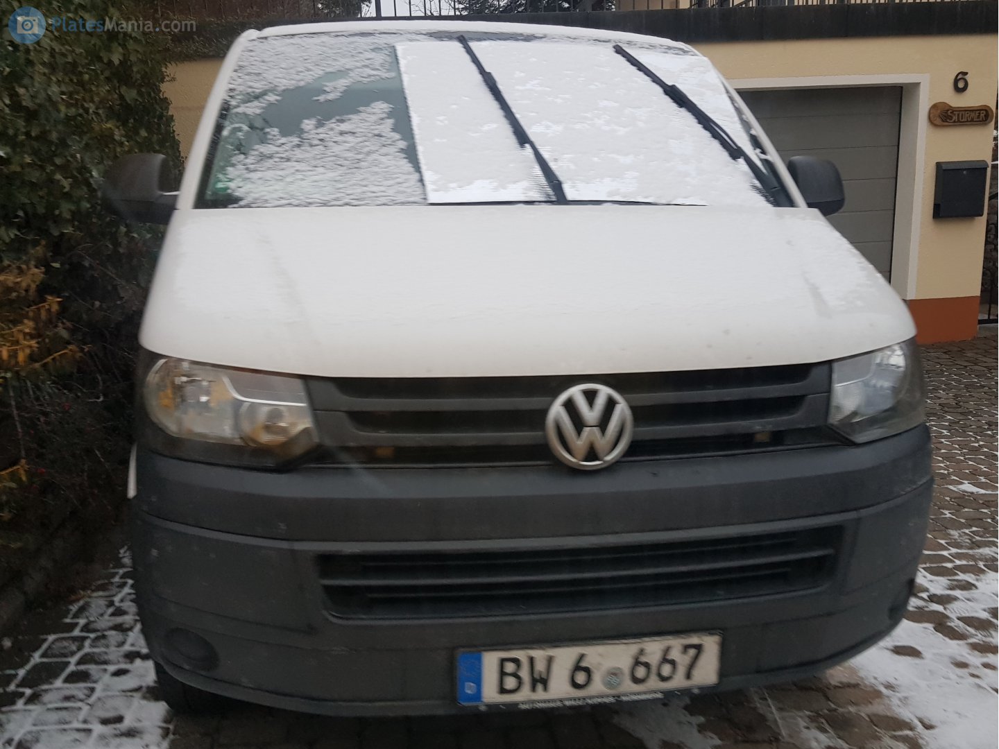 BW 6 667, Volkswagen Transporter 5th gen Van (T5) (7E/7H), facelift, 2009–2015