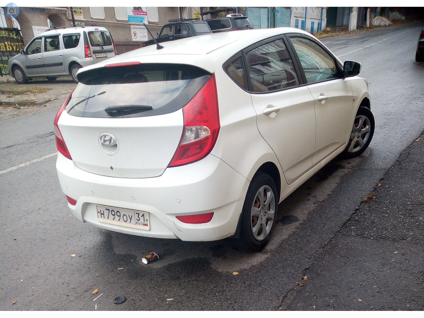 н 799 оу 31, Hyundai Solaris 1st gen Hatchback (RB), 2011–2014