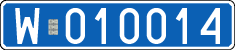License plates of Poland, Diplomatic