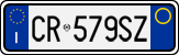 License plate of Italy, Cars (1994 year series)