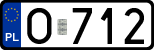 License plates of Poland, Regular car plates