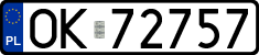 License plates of Poland, Regular car plates