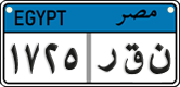 License plate of Egypt, Cars (2008)