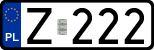 License plates of Poland, Regular car plates