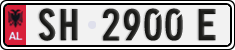 License plate of Albania, Cars (1993)
