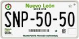 Nuevo León, Cars (AAA-00-00)